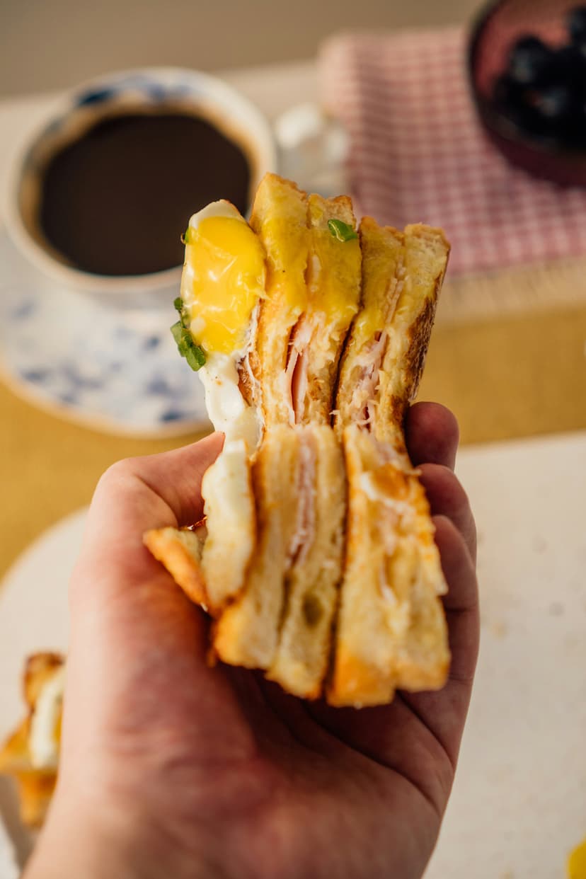 Cuban sandwich and cafecito served in Little Havana