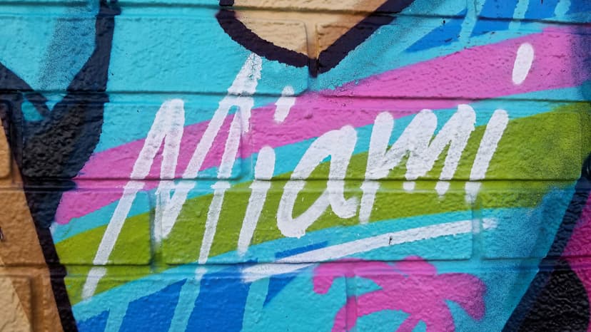 Collage of Wynwood street art and Calle Ocho dancers