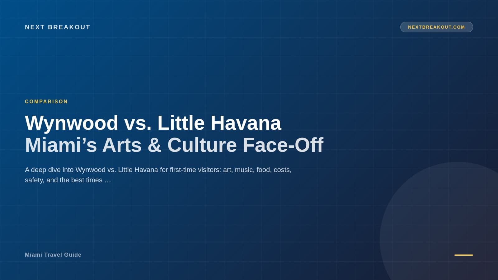 Colorful Wynwood mural versus lively Calle Ocho in Little Havana